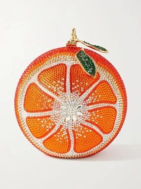 Judith Leiber Tangerine Minaudière